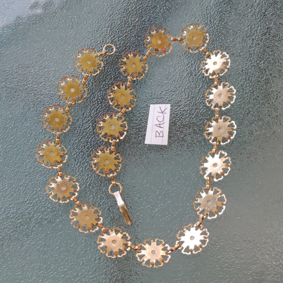 VTG Moonglow floral necklace #288 - Picture 6 of 6